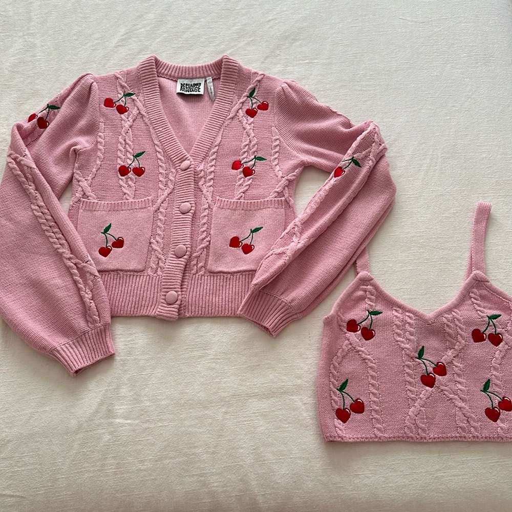 Reclaimed Vintage Top + Sweater Set